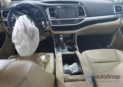 2016 Toyota Highlander Xle from USA, damaged, VIN 5TDJKRFH9GS287930